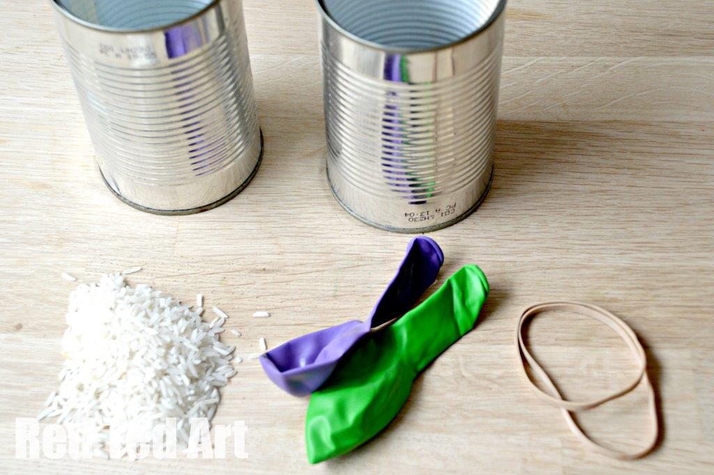 Tin Can Crafts - Drums and shakers