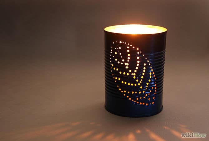 tin can lanterns