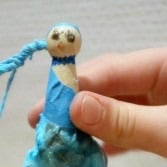 Frozen Elsa Clothes Pin Doll