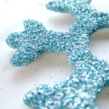 Snowflake Crafts Glitter