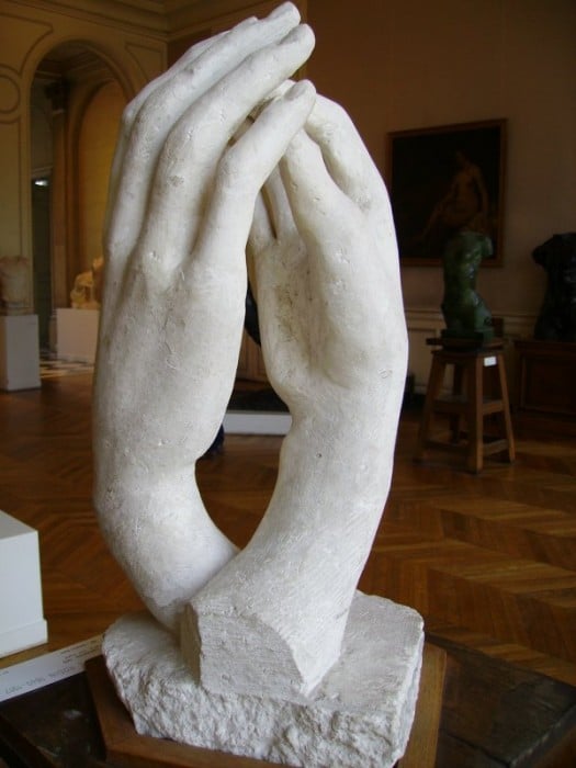 The Art Curator for Kids - 5 Artworks about Love - Auguste Rodin -The Cathedral -Photo Credit- Yair Haklai, Rodin Museum, Paris