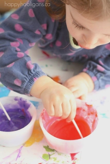 Puffy Paint Recipe Valentines Hearts (5)