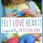 felt love hearts