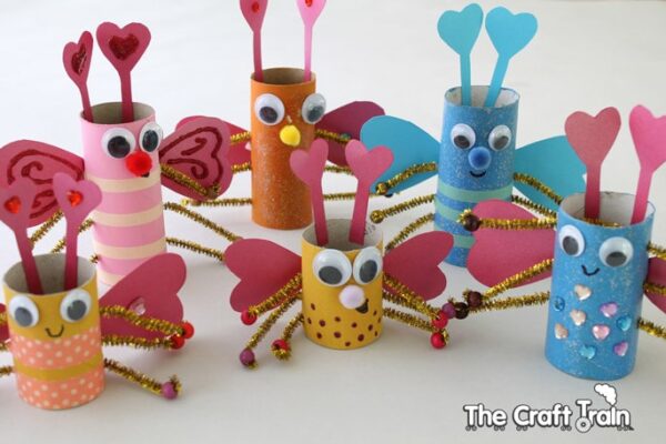tp roll love bugs for valentines day
