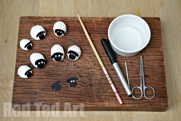 Easy Fondant Sheep How To