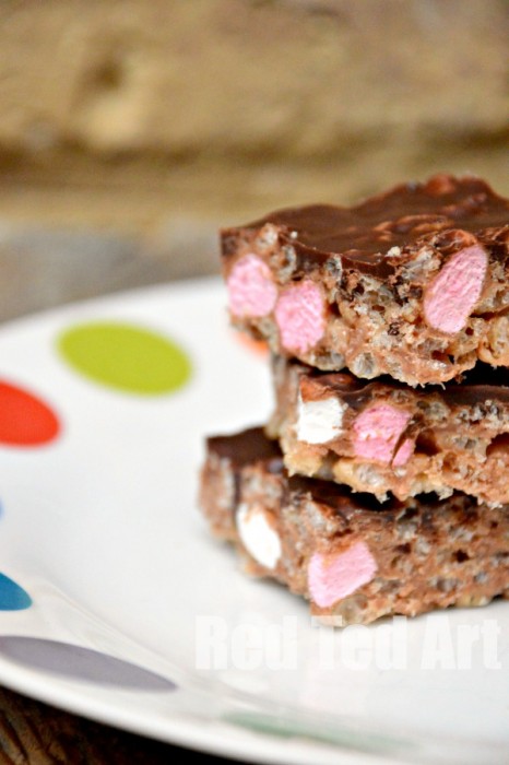Marshmallow Rice Crispy Treats (Acts of Kindness)