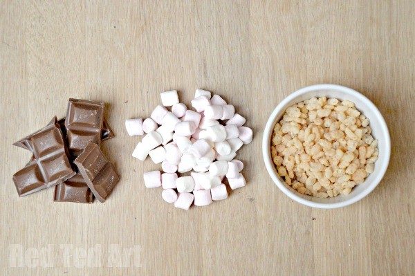 Marshmallow Rice Crispy Treats - ingredients