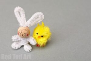 Pipe cleaner bunny