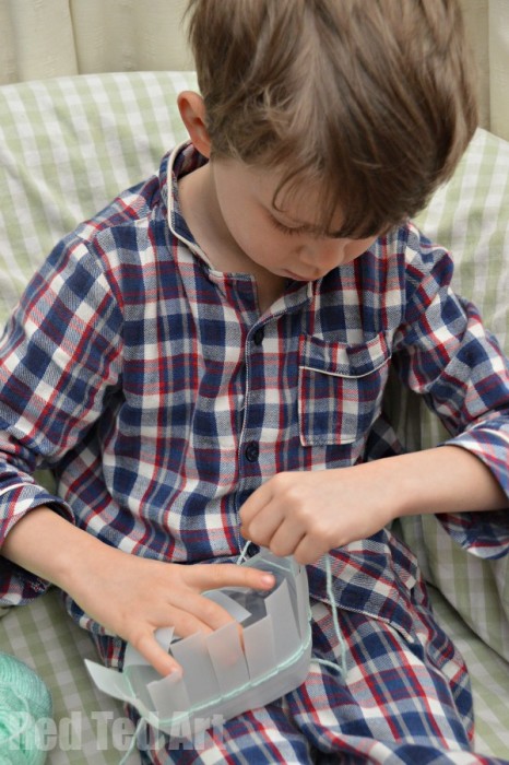 Weaving Baskets for Easter