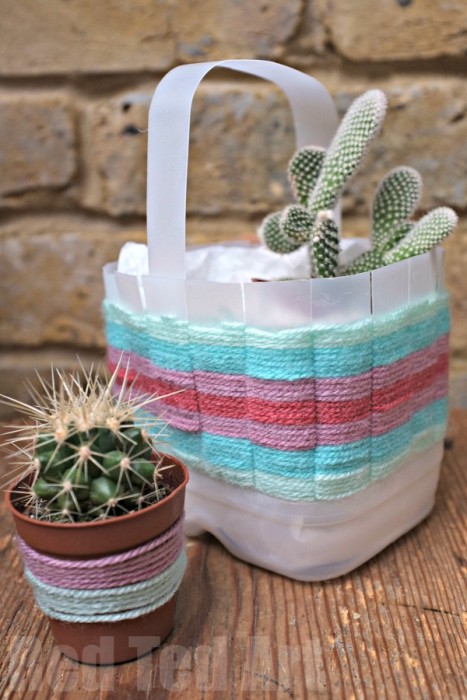 Woven Basket - Upcycle a Milk Carton