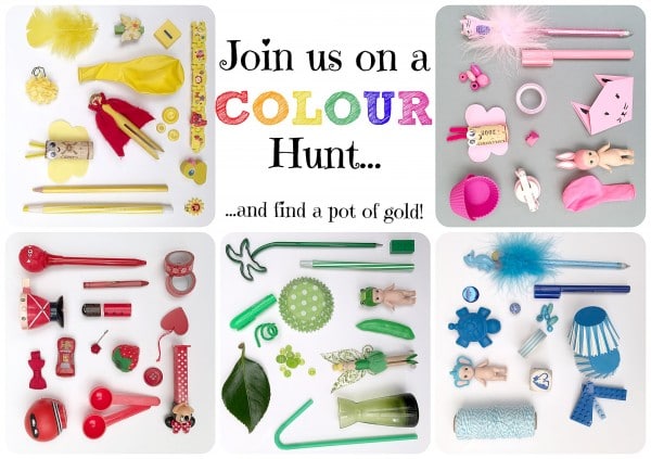 Join us on the Rainbow Colour Hunt you may just find the pot of GOLD