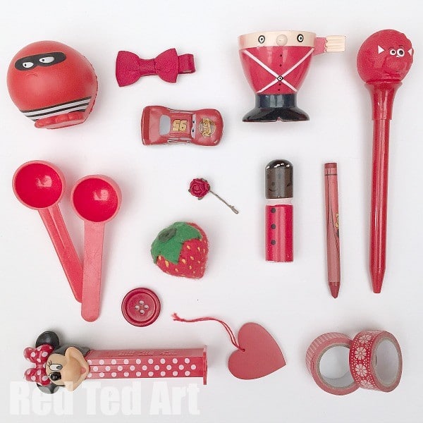 Red Colour Hunt Activity for Kids