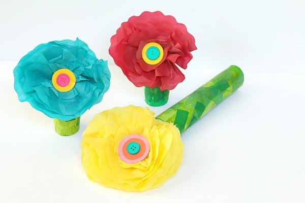 TP Roll & Tissue Paper Flowers