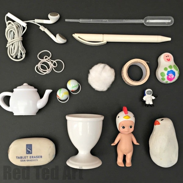 White Colour Hunt Activity for Kids