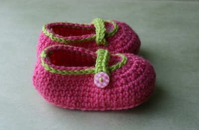 Free Crochet Pattern - baby booties