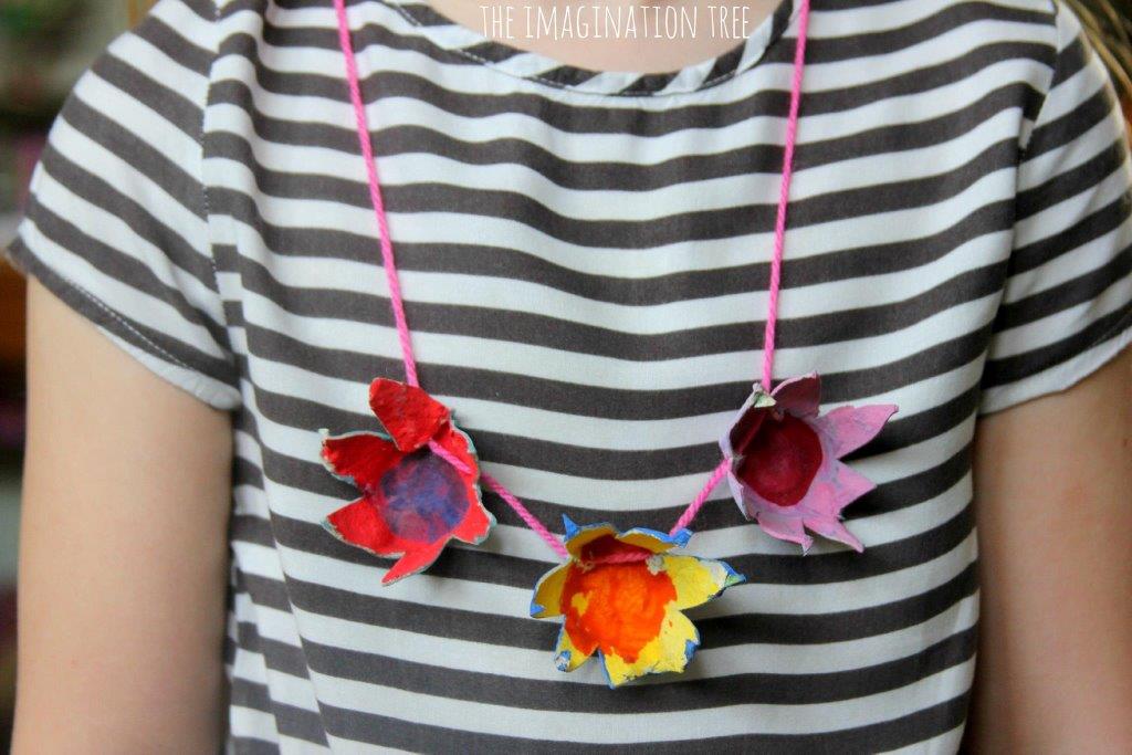 egg Carton flowers