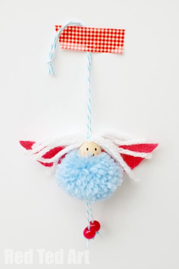 Adorable Pom Pom Fairy Craft
