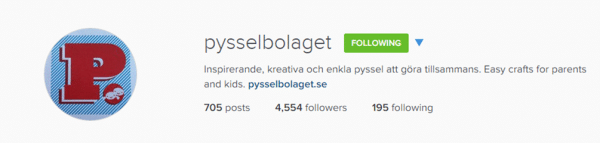 Follow pysselbolaget & redtedart on instragam for fabulous creative inspiration