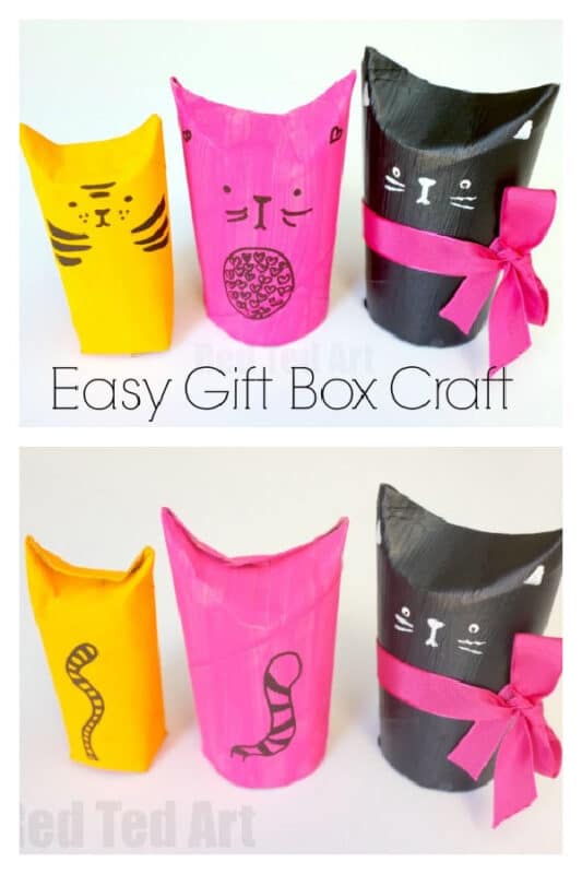 TP Roll Cat Gift Box