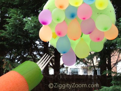water baloon games - jousting