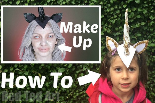 DIY Unicorn Horn and Costume Idea for Halloween