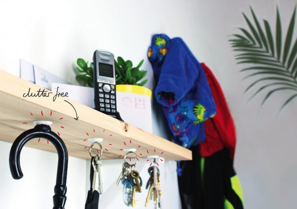 key holder magnets - home hacks with sugru