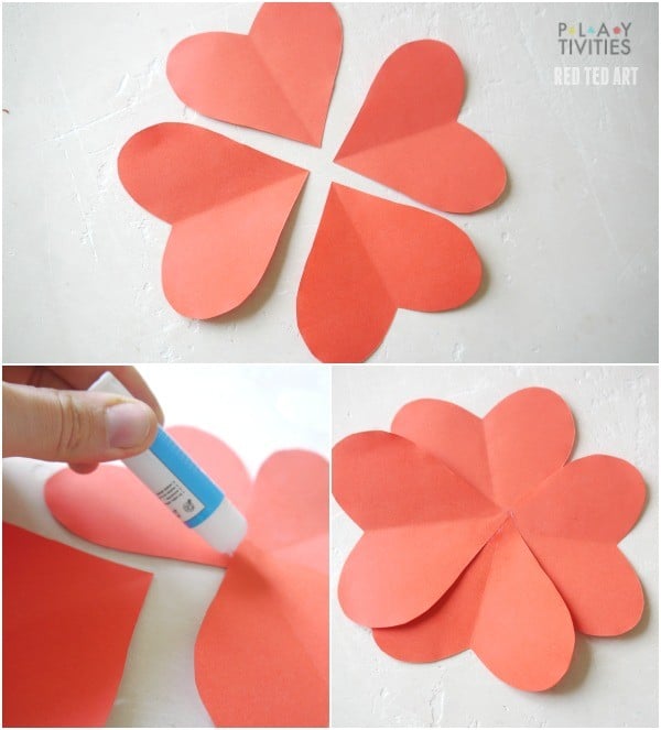 Healthy Valentine's Day Treats - Apple Heart Flowers (5)