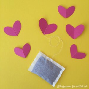 Heart Teabags DIY - Valentines Hot Chocolate