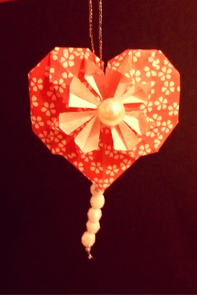 Origami Paper Heart DIY