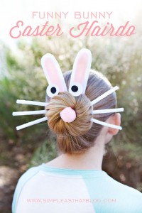 Easy BUNNY CRAFTS: bunny_hair1