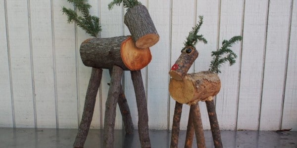repurposed christmas tree