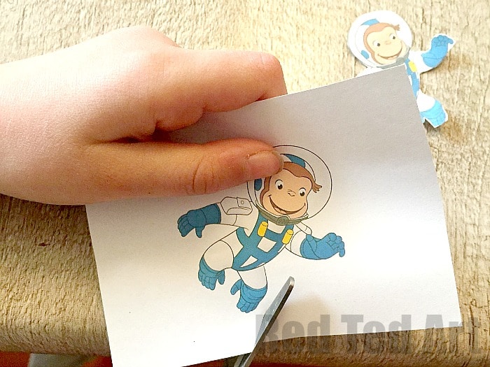 TP Roll Binoculars - these are our special set ready for exploring SPACE with curious george
