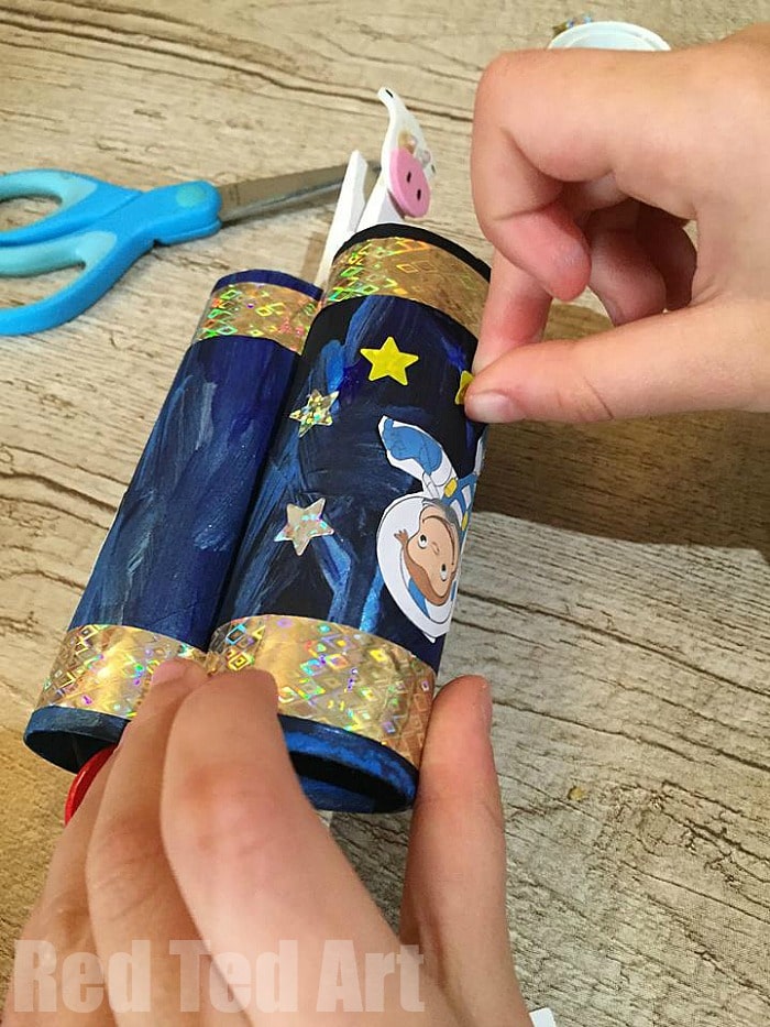 TP Roll Binoculars - these are our special set ready for exploring SPACE!