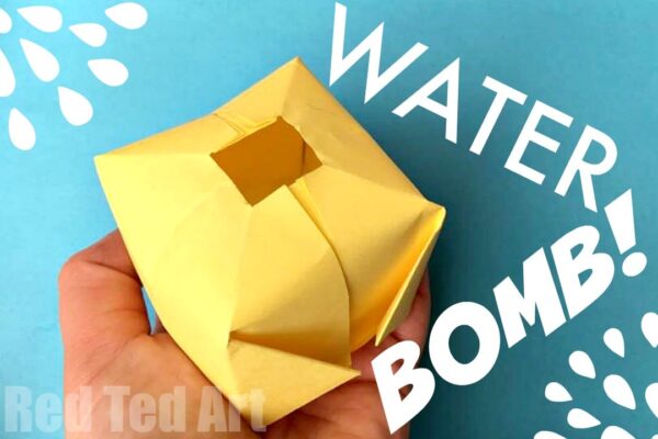 Easy Paper Water Bomb - these are great made from newspaper and promise lots of summer fun!