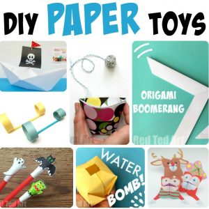 Fun with paper - DIY Paper Toys sq