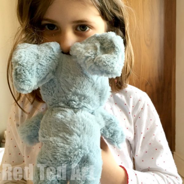 sew a softie rabbit with kids