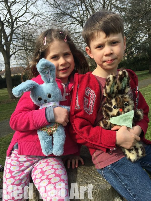 sew a softie with kids - kids love sewing and this a super simple and fun project