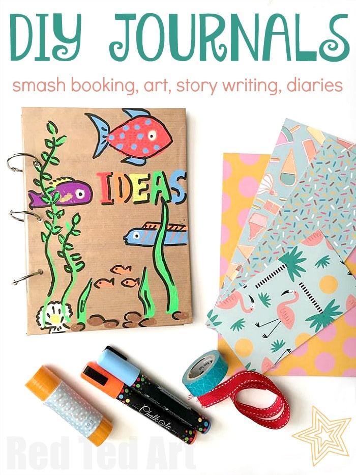 How to make a Journal Tutorial. These journals are fun to make and a