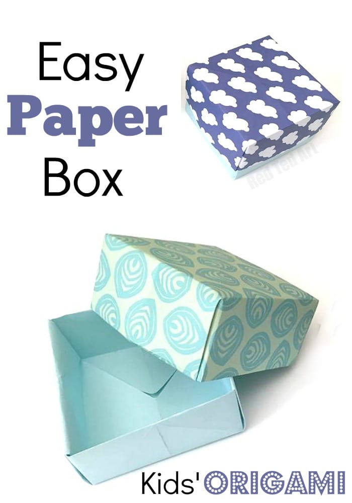How to Make a Paper Box - This DIY gift box is a great tutorial for anyone who wants to make a simple and easy paper box.