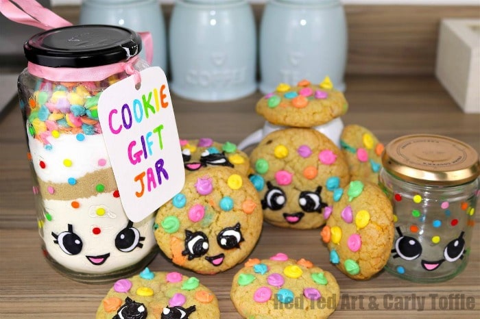 Rainbow Cookie Gift Jar DIY – Shopkins Kooky Inspired