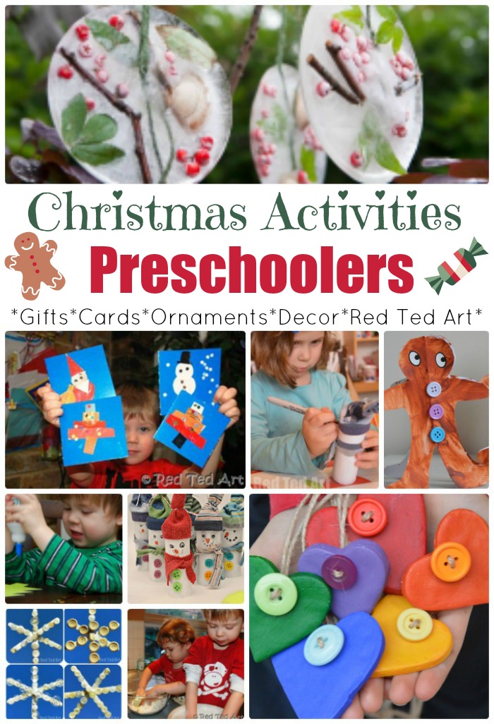 christmas-crafts-for-preschoolers - Red Ted Art's Blog