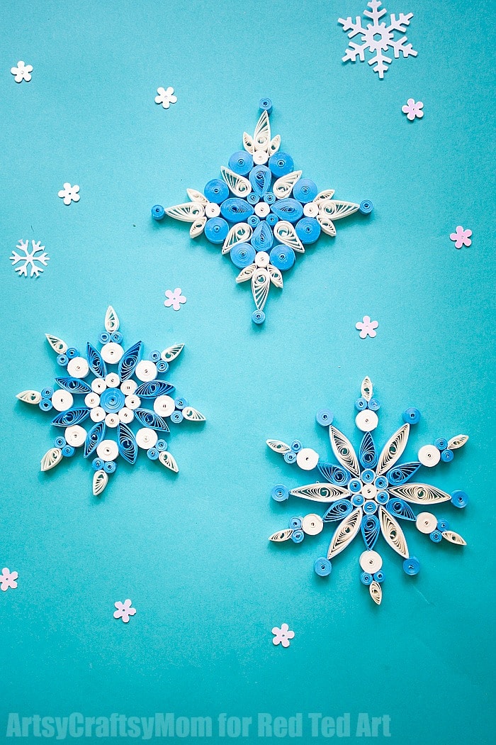 Quilled Snowflake Patterns Red Ted Art s Blog Quilled Snowflake Patterns Red Ted Art s Blog