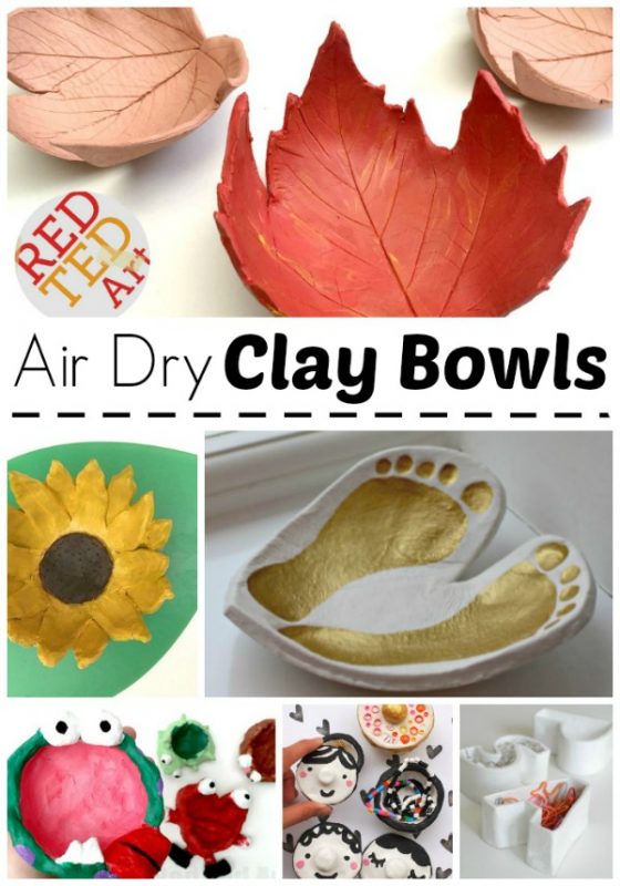 Air Dry Clay Projects for Kids - Red Ted Art - Kids Crafts