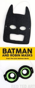 The LEGO Batman Movie Mask DIY - Red Ted Art - Kids Crafts