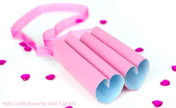 Heart Binoculars Valentines Crafts for Preschool