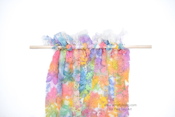 Watercolour Lace Wall Hanging (3)