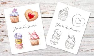 Valentine's Printables for Kids - Red Ted Art - Kids Crafts