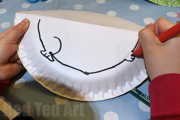 Easy Rocking Paper Plate Bunny Rabbits - a super duper cute Paper Plate Craft for Preschool this Easter or Spring. Make these easy and oh so cute rocking bunnies!! My kids had such a lovely time making them! Love bunny crafts for Easter and Spring!