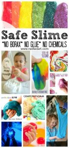 No Borax Easy Slime Recipes - Red Ted Art - Kids Crafts