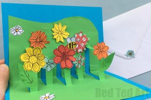 3D Flower Card for Mother's Day - super easy to make